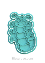 Load image into Gallery viewer, Garden Animals Cookie Cutter Stamp Caterpillar Butterfly Bugs