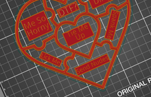 Load image into Gallery viewer, adult version - valentine's day cookie cutter stamp love heart puzzle conversation messages