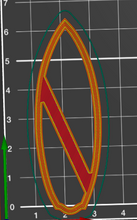 Load image into Gallery viewer, surfboard cookie cutter fondant cutter mini cookie cupcake cake 6cm