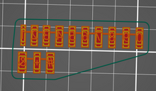 Load image into Gallery viewer, mini capital font alphabets set arial petite