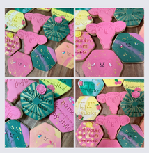Load image into Gallery viewer, Cervical Ovary Awareness Cookie Cutter Debosser angry uterus