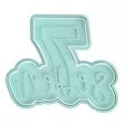 Load image into Gallery viewer, birthday anniversary number cookie cutter letter combined embosser debosser 1-10 7 / embosser