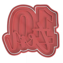Load image into Gallery viewer, birthday anniversary number cookie cutter letter combined embosser debosser 1-10 10 / embosser