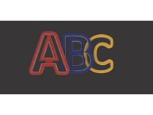 Load image into Gallery viewer, Alphabet Cookie Cutter Letter cookie cake large jumbo size