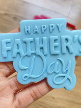 Load and play video in Gallery viewer, Happy father's Day cookie cutter debosser