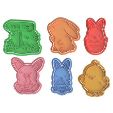 Load image into Gallery viewer, easter rabbit cookie cutter egg hunt chicken egg australia easter cookie cutter