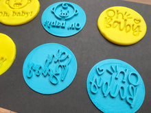 Load image into Gallery viewer, stylish oh baby cookie stamp fondant embosser cake decoration baby shower