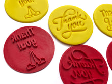 Load image into Gallery viewer, stylish thank you cookie stamp fondant embosser cake decoration thanksgiving