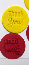 Load image into Gallery viewer, stylish thank you cookie stamp fondant embosser cake decoration thanksgiving mix fonts