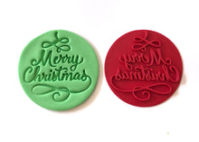 Load image into Gallery viewer, happy birthday thank you oh babay merry christmas cookie stamp fondant package biscuit pastry cutter fondant mold baking tools