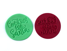 Load image into Gallery viewer, merry christmas cookie for santa dear santa i can explain cookie stamp biscuit pastry cutter fondant mold baking mould diy bakeware tool cookie for santa