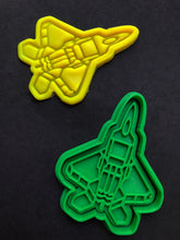 Load image into Gallery viewer, transport train digger front loader excavator bike rocket ship cookie cutter stamp fondant embosser vehicle tools space shuttle