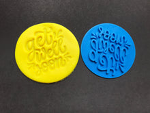 Load image into Gallery viewer, miss you get well soon cookie stamp biscuit pastry cutter fondant mold baking mould diy bakeware tool get well soon