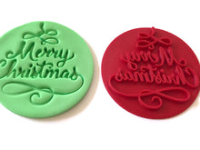 Load image into Gallery viewer, happy birthday thank you oh babay merry christmas cookie stamp fondant package biscuit pastry cutter fondant mold baking tools