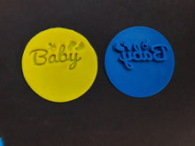 Load image into Gallery viewer, baby cookie stamp - personalized baby shower gift baby stamp