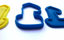 Load image into Gallery viewer, number one 1st birthday cookie cutter and stamp fondant embosser cake decoration baby shower