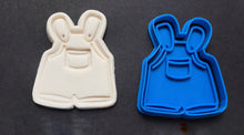 Load image into Gallery viewer, baby boy baby girl clothes cookie cutters and stamps set boy's clothes