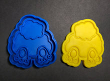 Load image into Gallery viewer, happy easter bunny easter egg cookie deep cutter stamp set bunny cutter stamp