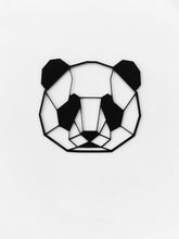 Load image into Gallery viewer, geometric panda wall art 3d printed laying panda panda face wall decor housewarming gift nursery room deco baby showe gift kids room deco