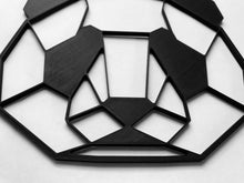 Load image into Gallery viewer, geometric panda wall art 3d printed laying panda panda face wall decor housewarming gift nursery room deco baby showe gift kids room deco