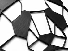 Load image into Gallery viewer, geometric panda wall art 3d printed laying panda panda face wall decor housewarming gift nursery room deco baby showe gift kids room deco