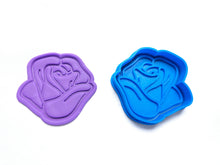 Load image into Gallery viewer, valentine's day cookie cutter stamp love rose key lock bear heart fondant embosser rose