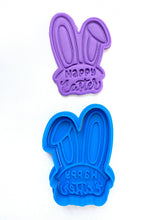Load image into Gallery viewer, easter cookie cutter - rabbit ears, eggs, carrot, church and cross rabbit ears