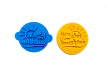 Load image into Gallery viewer, you are my sunshine cookie stamp wedding engagement valentine's fondant embosser clay tool soap stamp you are my sunshine