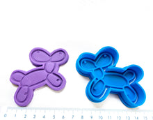 Load image into Gallery viewer, balloon cookie cutter stamp - balloon bunch and balloon puppy balloon puppy