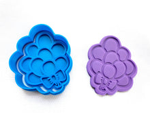 Load image into Gallery viewer, balloon cookie cutter stamp - balloon bunch and balloon puppy