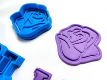 Load image into Gallery viewer, valentine's day cookie cutter stamp love rose key lock bear heart fondant embosser