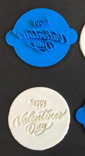 Load image into Gallery viewer, happy valentine's day rose all i need is love cookie stamps fondant embosser cake decoration happy v day