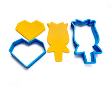 Load image into Gallery viewer, valentine's day cookie cutter stamp love heart puzzle side rose cutter stylish heart cutter cake decoration