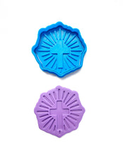 Load image into Gallery viewer, easter cookie cutter - rabbit ears, eggs, carrot, church and cross