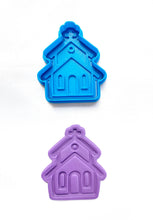 Load image into Gallery viewer, easter cookie cutter - rabbit ears, eggs, carrot, church and cross church