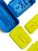 Load image into Gallery viewer, house home sweet home cookie cutter stamp key door welcome mat - house warming cookie