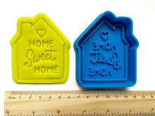 Load image into Gallery viewer, house home sweet home cookie cutter stamp key door welcome mat - house warming cookie home sweet home / 7cm