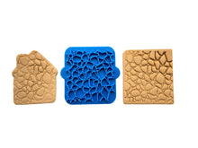 Load image into Gallery viewer, brick rock pebble stone texture cookie stamp clay stamp fondant embosser rock pattern