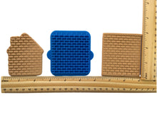 Load image into Gallery viewer, brick rock pebble stone texture cookie stamp clay stamp fondant embosser