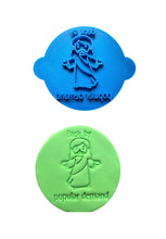 Load image into Gallery viewer, funny happy easter stamp cookie fondant clay tool - jesus back by popular demand by popular demand