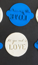 Load image into Gallery viewer, happy valentine's day rose all i need is love cookie stamps fondant embosser cake decoration all i want is love