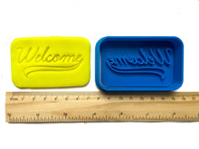 Load image into Gallery viewer, house home sweet home cookie cutter stamp key door welcome mat - house warming cookie welcome mat / 7cm