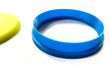 Load image into Gallery viewer, mother baby cuddle debosser cookie stamp illustrations linear silhouette circle cutter