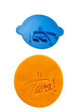 Load image into Gallery viewer, is one cookie stamp 1st birthday personalised cookie fondant embosser cake decoration baby birthday