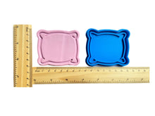 Load image into Gallery viewer, baby shower cookie cutters - milk bottle, pillow, moon with wing, nappy with bow, romper, dummy with bow pillow