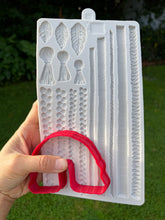 Load image into Gallery viewer, hemp rope tassel macrame silicone mold fondant cakes decorating mould boho chic bohemian