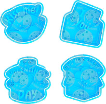 Load image into Gallery viewer, Happy Valentine's day Cookie Cutter Stamp kiss me give me some love