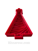 Load image into Gallery viewer, christmas tree straight edge chubby look baubles