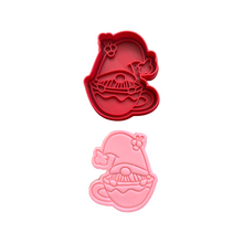 Load image into Gallery viewer, Valentine&#39;s day Elements Cookie Cutter Stamp Gnome heart bow choose candy box
