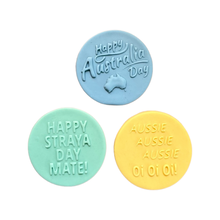 Load image into Gallery viewer, Australian day Cookie debosser happy Australia Day oioioi Mate
